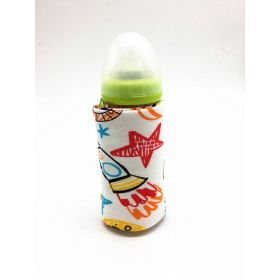 USB Milk Water Warmer Travel Stroller Insulated Bag Portable Baby Nursing Bottle Heater Cover Baby Food Warmer Bottle Warmer (Option: Rocket)